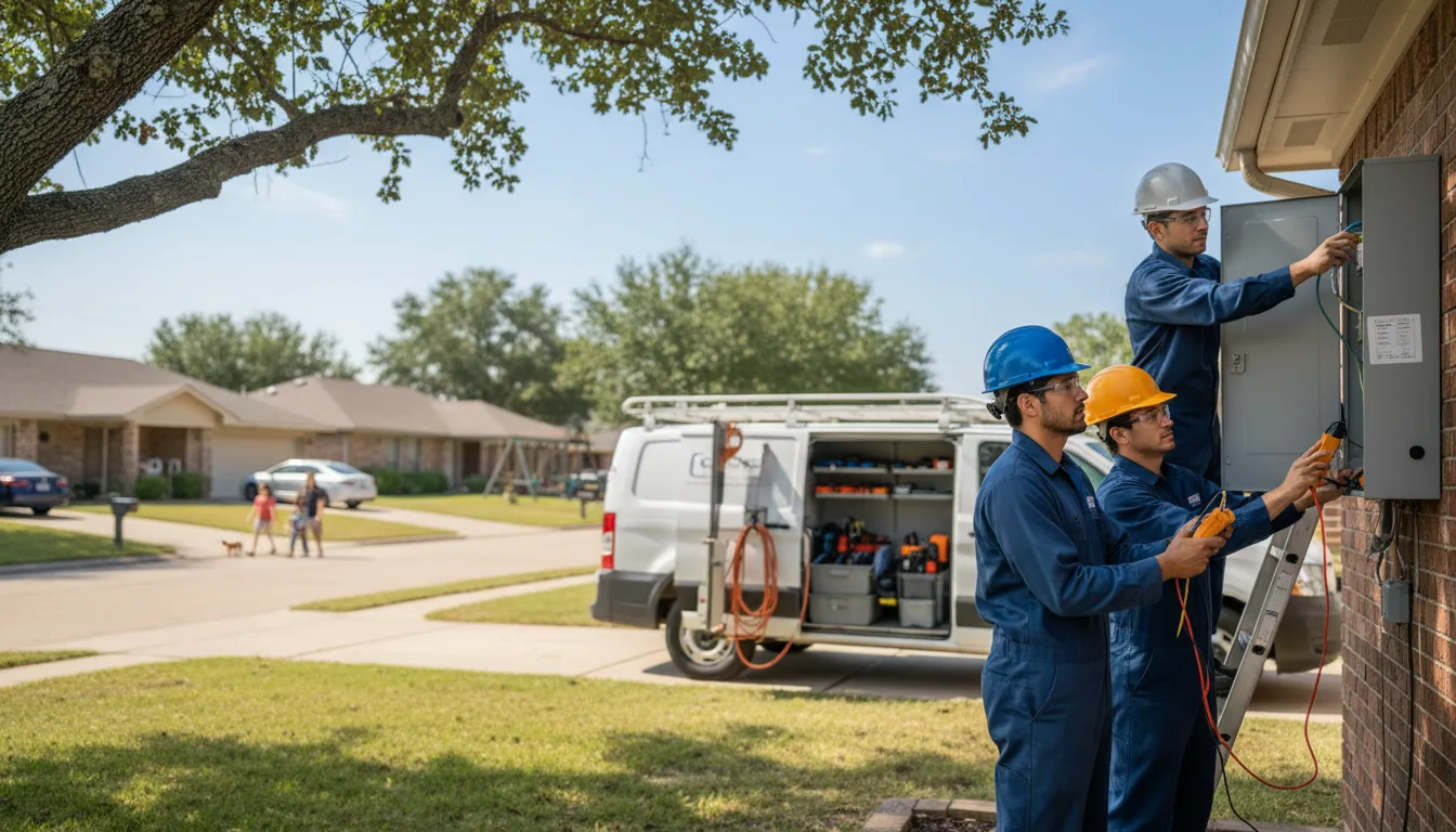 Certified electrician providing emergency electrical services in Shady Dale, GA
